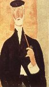 Amedeo Modigliani Man with Pipe oil painting on canvas